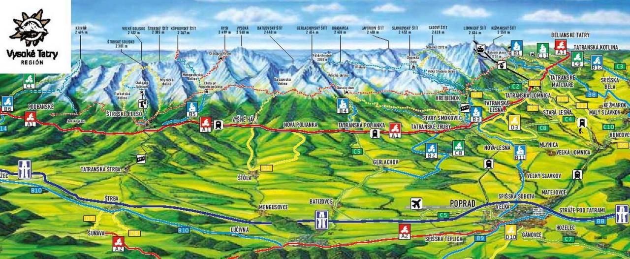 شقة Apartman B 101 Vysoké Tatry المظهر الخارجي الصورة